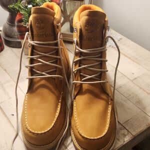 Timberland Men's Tan Leather Boots